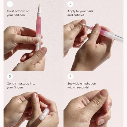 Zalia Nail Rescue Pen - Natural Nail Growth & Cuticle Oil